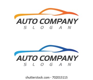 speed Auto car Logo Template vector icon