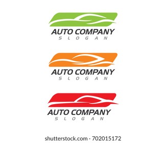 speed Auto car Logo Template vector icon