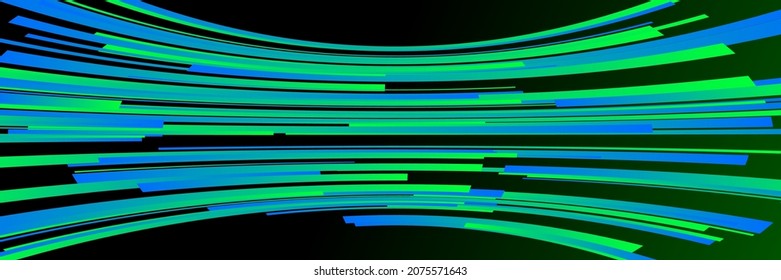 Speed banner with lines. Vector background with fast movement. Element of futuristic poster. Abstract digital backdrop