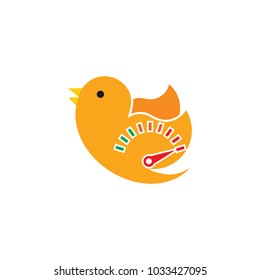 Speed Bird Logo Icon Design