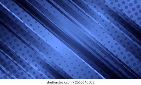 Velocidade ​ ​linha de fundo azul com textura de meio-tom moderno e tema de design futurista	
