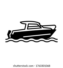 Speed boat icon vector design - vehicle icons