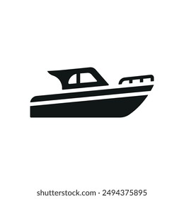 Speed boat icon vector design templates simple and modern concept