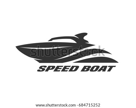Speed boat logo.