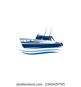 Speed boat logo vector. illustration vector, suitable for your design need, logo, illustration, animation, etc.

