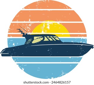 Speed Boat Vector art illustration