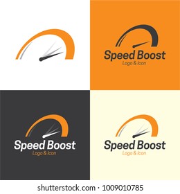 Speed Boost Logo And Icon - Vector Illustration