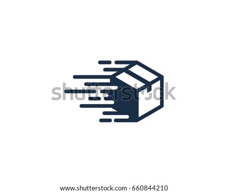 Speed Box Icon Logo Design Element