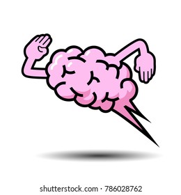 speed brain vector