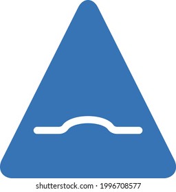 speed braker vector glyph color icon