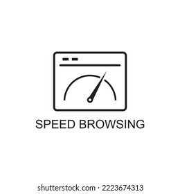 speed browsing icon , web icon