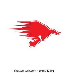 Speed bull Logo Design template