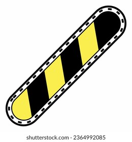 Speed bump vector logo illustration