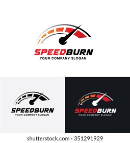 Speed Burn Automotive Logo Template