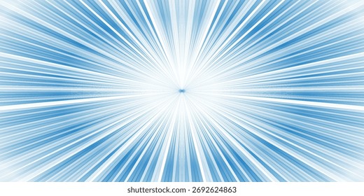 Ráfaga de velocidad de fondo azul. Ilustración de Arte vectorial EPS 10