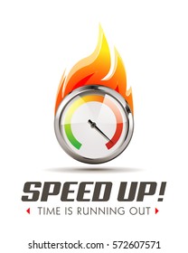 Speed up - business acceleration concept