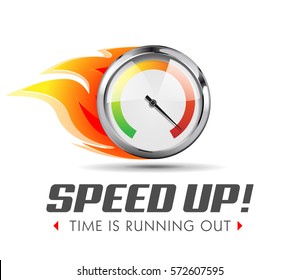 Speed up - business acceleration concept