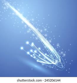 Speed cable bandwidth channel swoosh - modern rapid bandwidth background. Vector illustration