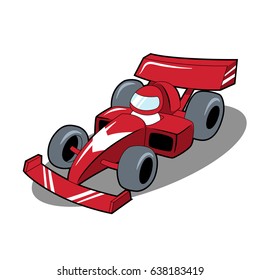 Speed Car Cartoon Design Vector Illustration Stock Vector (Royalty Free ...