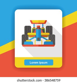 speed car flat icon