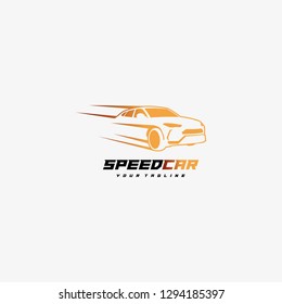 speed car logo design