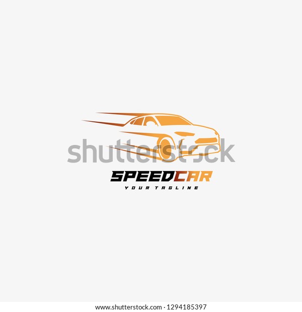 speed car logo\
design