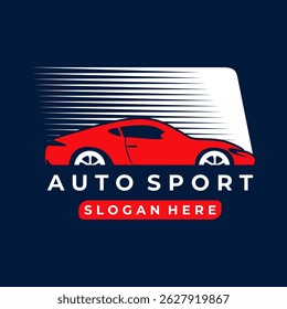 Speed car logo design icon. Fast car logo design vector template