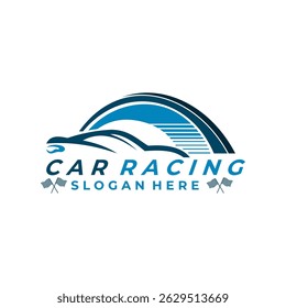 Speed car logo design icon vector template. Fast car logo design icon