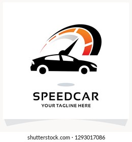 Speed Car Logo Design Template Inspiration