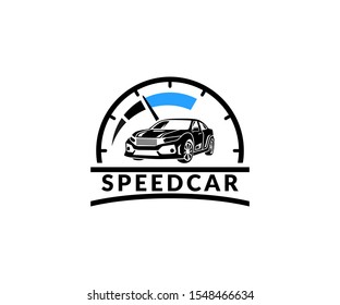 Speed Car logo. modern design. vector illusrtation template. logo suitable for buisness sport car, car wash, auto car icon
