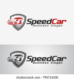 Speed Car Logo template