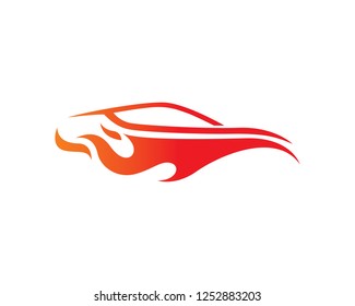Speed Car Logo Template Design Vector, Emblem, Concept Design, Creative Symbol, Icon