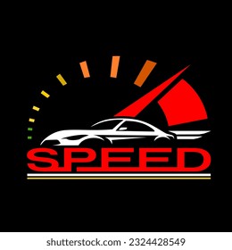  Speed car racing logo template icons vector.