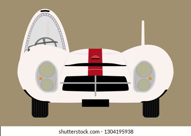 speed car, retro spanish sport car