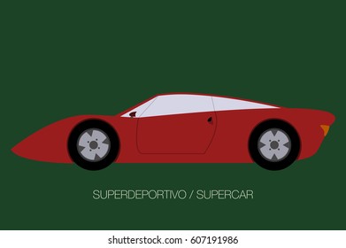 speed car vector, side view of car, automobile, motor vehicle