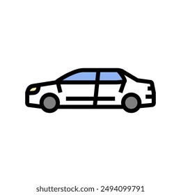 speed car vehicle color icon vector. speed car vehicle sign. isolated symbol illustration