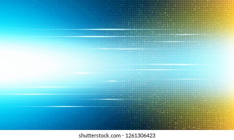 Speed Circuit Microchip Technology on Future Background,Hi-tech Digital and Communication Concept design.