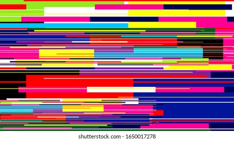 Speed color background, glitch pattern, abstract horizontal lines