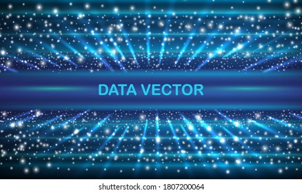 Speed connection vector background. Database data transfer. Vector illustration