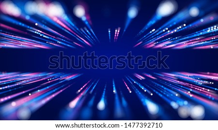 Speed connection vector background. Database data transfer acceleration Foto stock © 