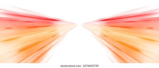 Speed connection vector background. Vector png swirl trail effect. Image of speed motion on the road. Abstract background png in blue and purple neon glow colors.	