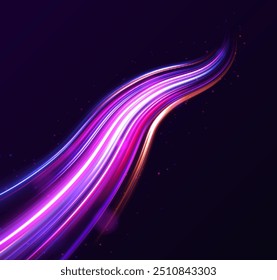Fondo de Vector de conexión de velocidad. Efecto remolino de Vector. Círculos de fuego de Vector Abstractas, remolinos brillantes y marcos de espiral de luz de energía. Base de datos de aceleración rápida de transferencia de datos.	