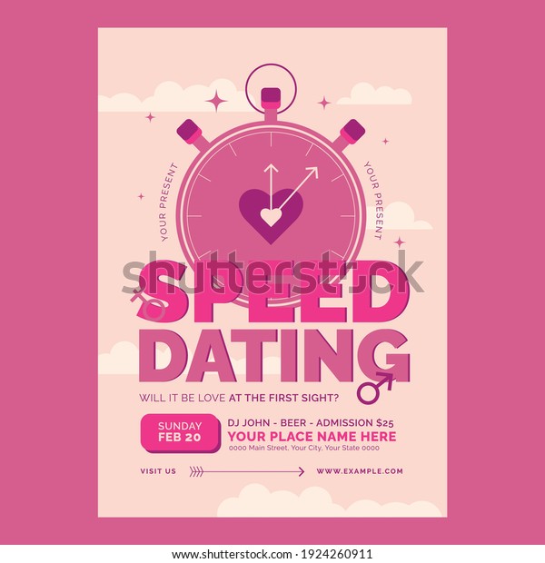 Speed Dating Apps Flyer\
Poster