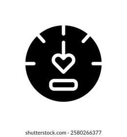 Speed Dating Glyph Icon. Speed Dating Icon