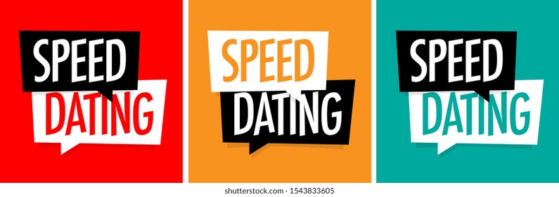 Speed Dating On Speech Bubble