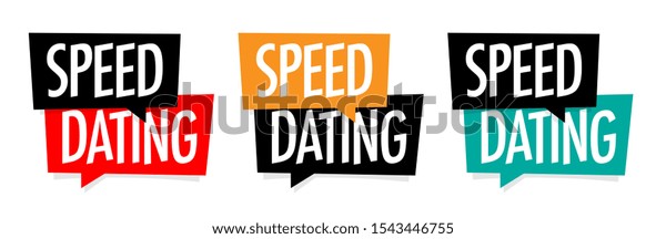 Speed dating on speech\
bubble