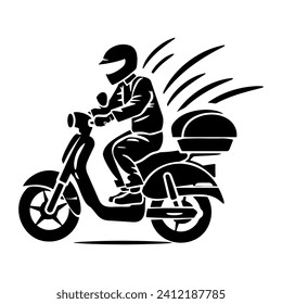 Speed Delivery Simple Logo Vector Illustration EPS10