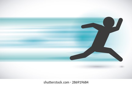 Speed design over white background, vector illustration.
