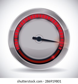 Speed design over white background, vector illustration.