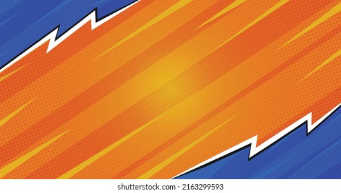 Speed design style comic background. Vector illustration